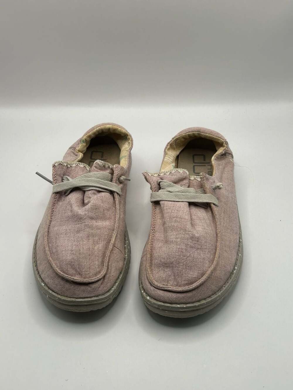 Hey Dude Wally Sox Mauve Slip-On Shoes